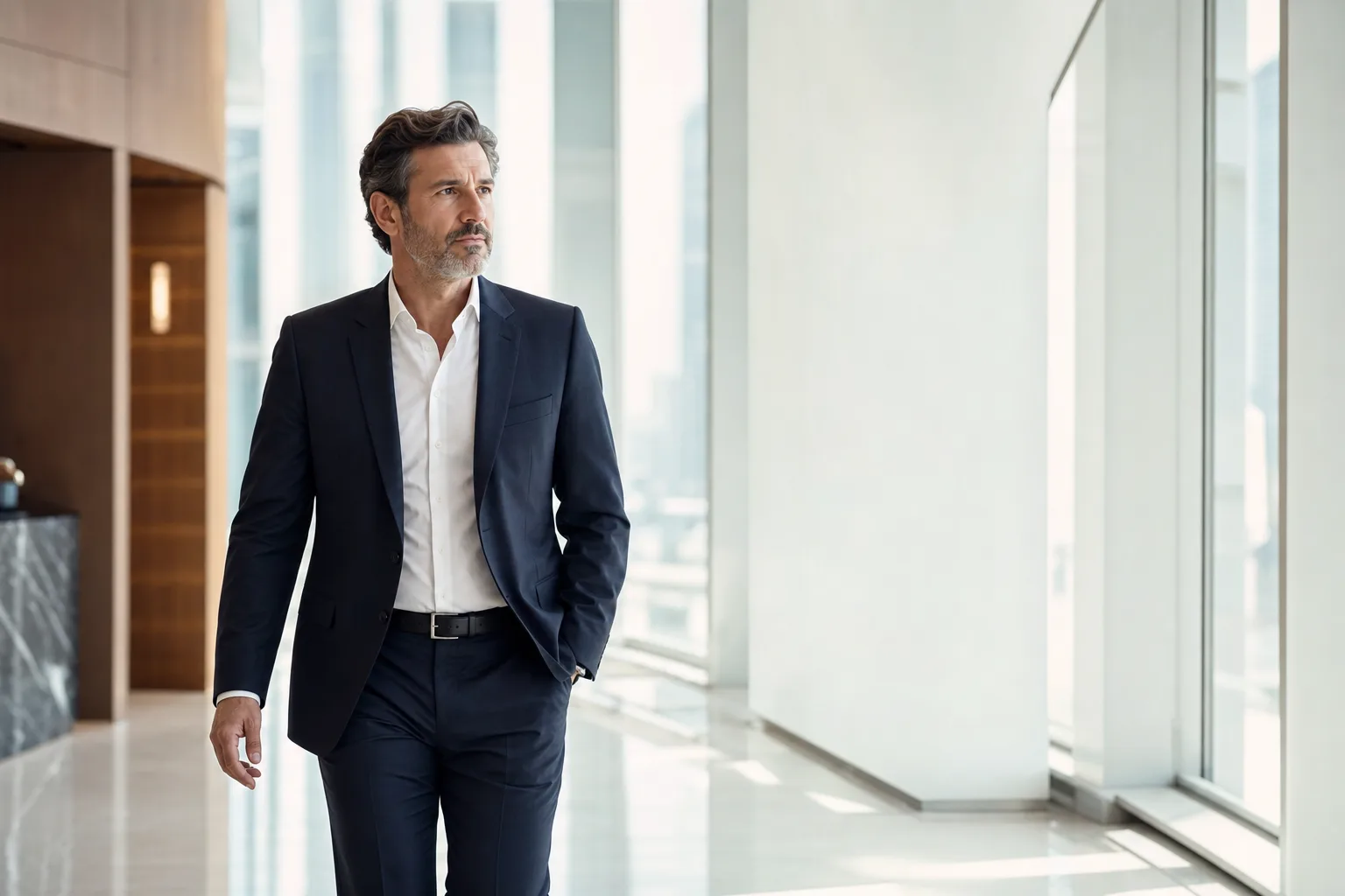 A fractional COO at work in a Houston business setting